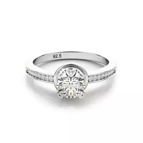 JCD Format Solitaire ring vintage engagement rings