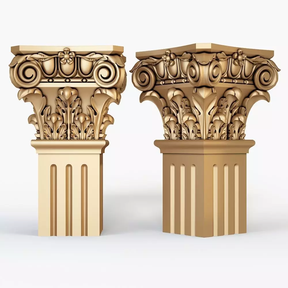Classical Column for cnc  3D model_0