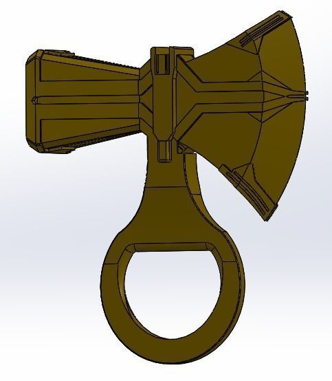 Stormbreaker Axe - Bottle Opener  3D print model_3