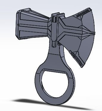 Stormbreaker Axe - Bottle Opener  3D print model_1