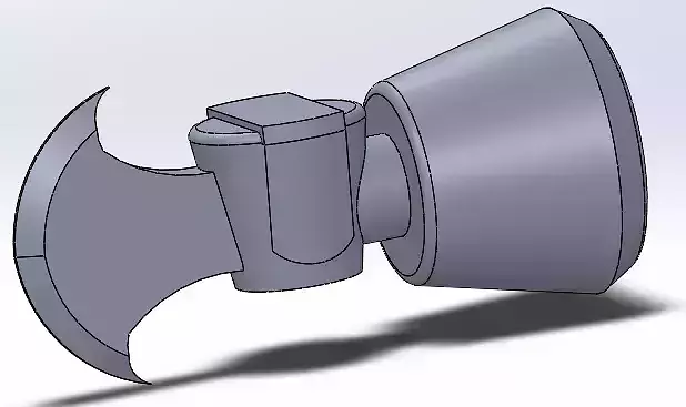 Comic Book Stormbreaker Hammer Head 3D print model