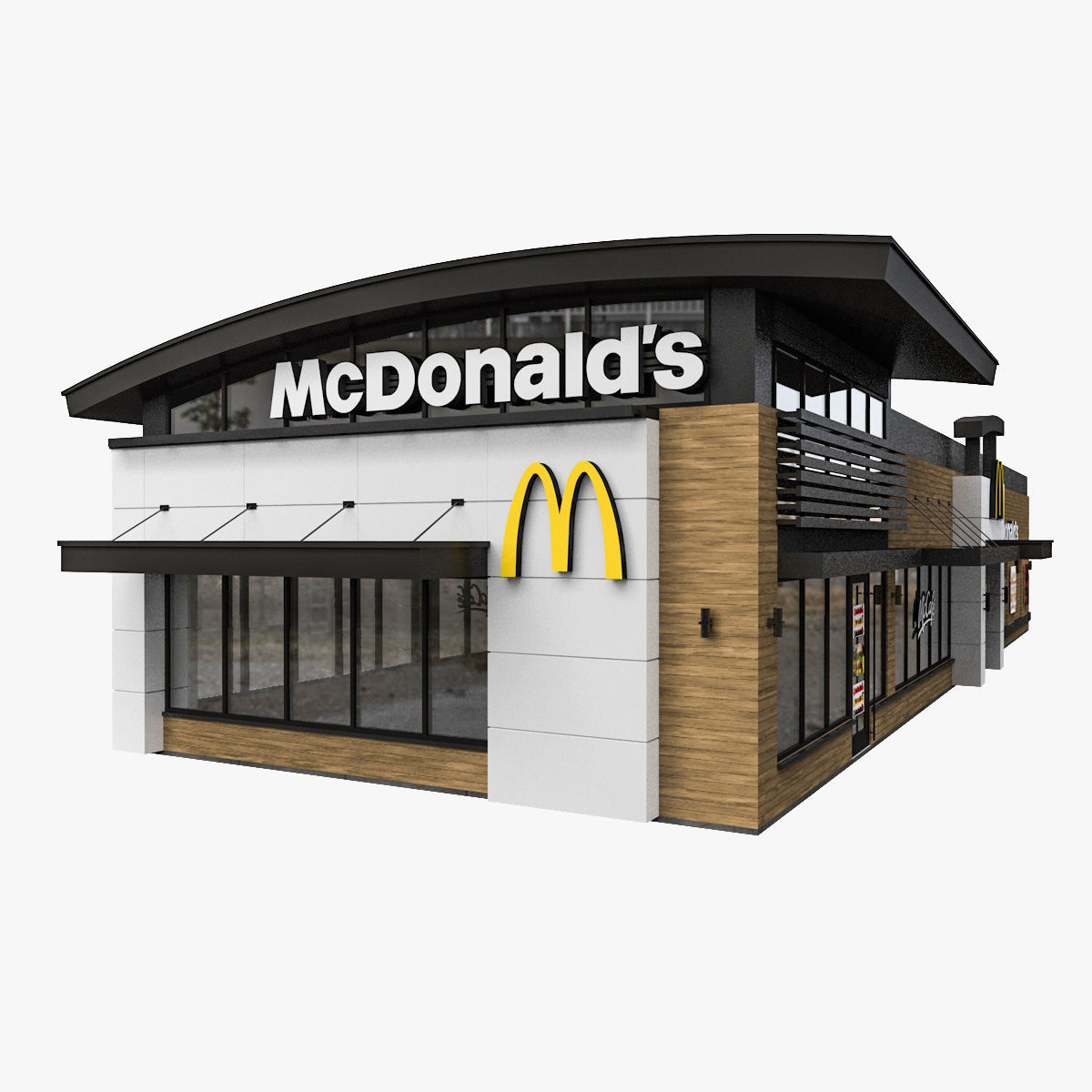 McDonalds McCafe Restaurant 3D model