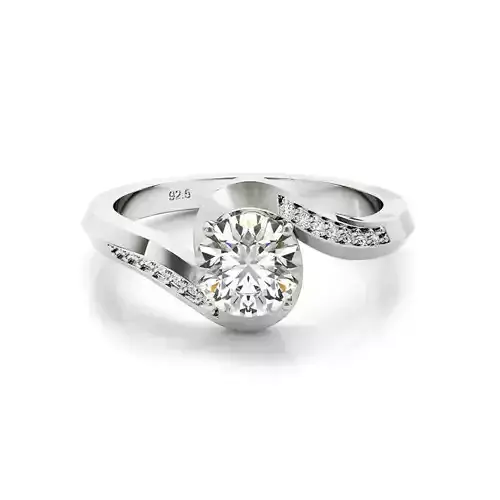 3DM Format Engagement ring files cad engagement ring design 3D print model