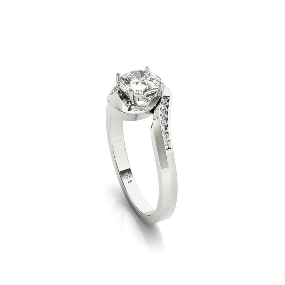 3DM Format Engagement ring files cad engagement ring design 3D print model_4