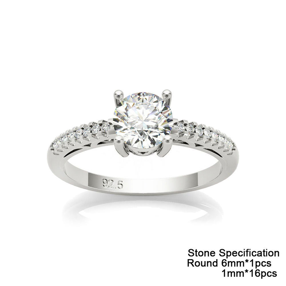 3d wedding ring file engagement rings rhino 3d jewelry 3D print model_1