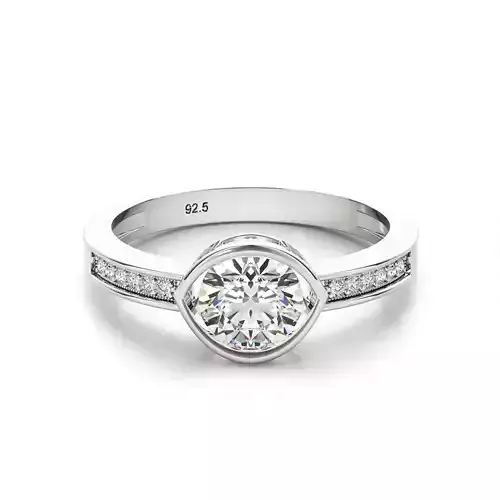 3DM Format Engagement rings cad diamond jewellery design 3D print model