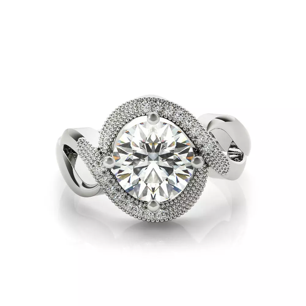 3DM Format Engagement rings autocad jewelry 3D print model_0