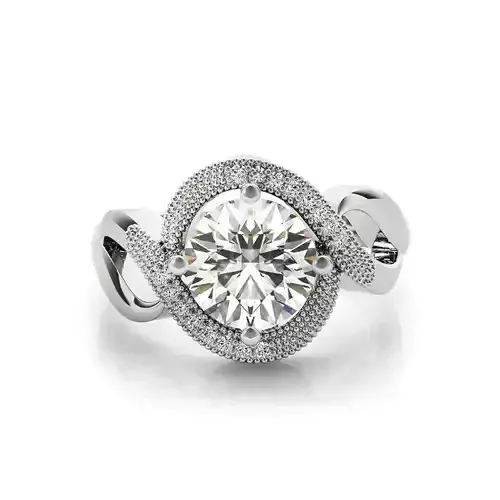 3DM Format Engagement rings autocad jewelry 3D print model