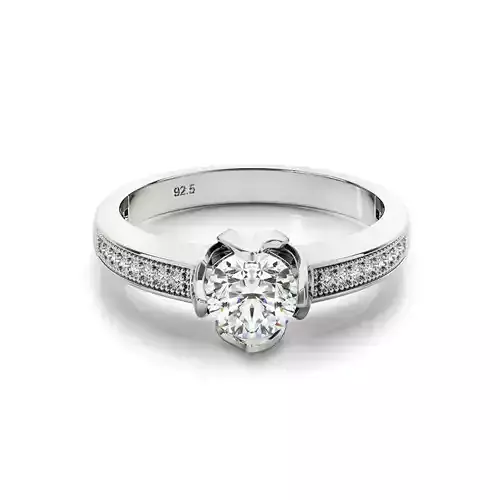 3DM Format Engagement rings cad cam jewelry design 3D print model