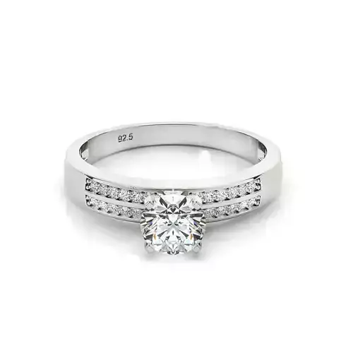 3DM Format  jewelry engagement ring designs for couple 3D print model