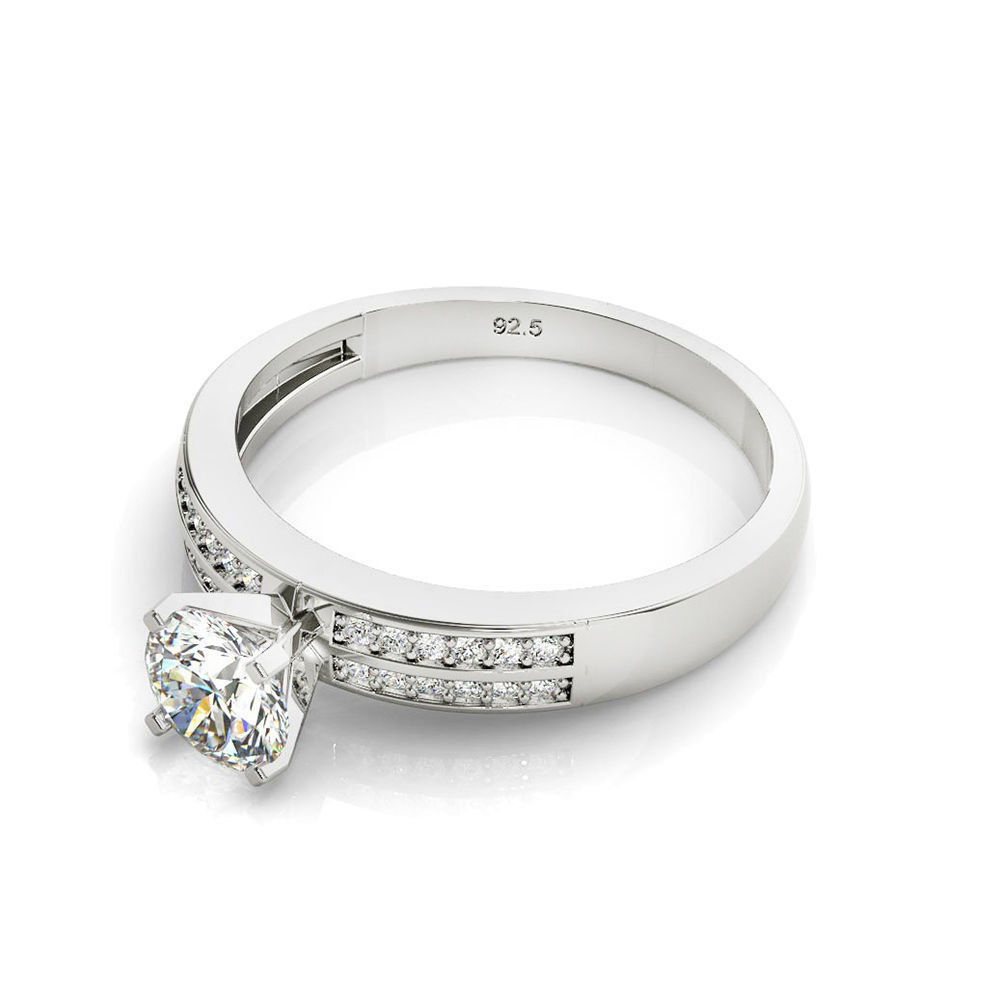 3DM Format  jewelry engagement ring designs for couple 3D print model_3