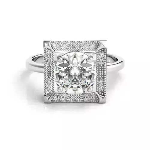 3DM Format  Jewelry ladies engagement ring 3D print model