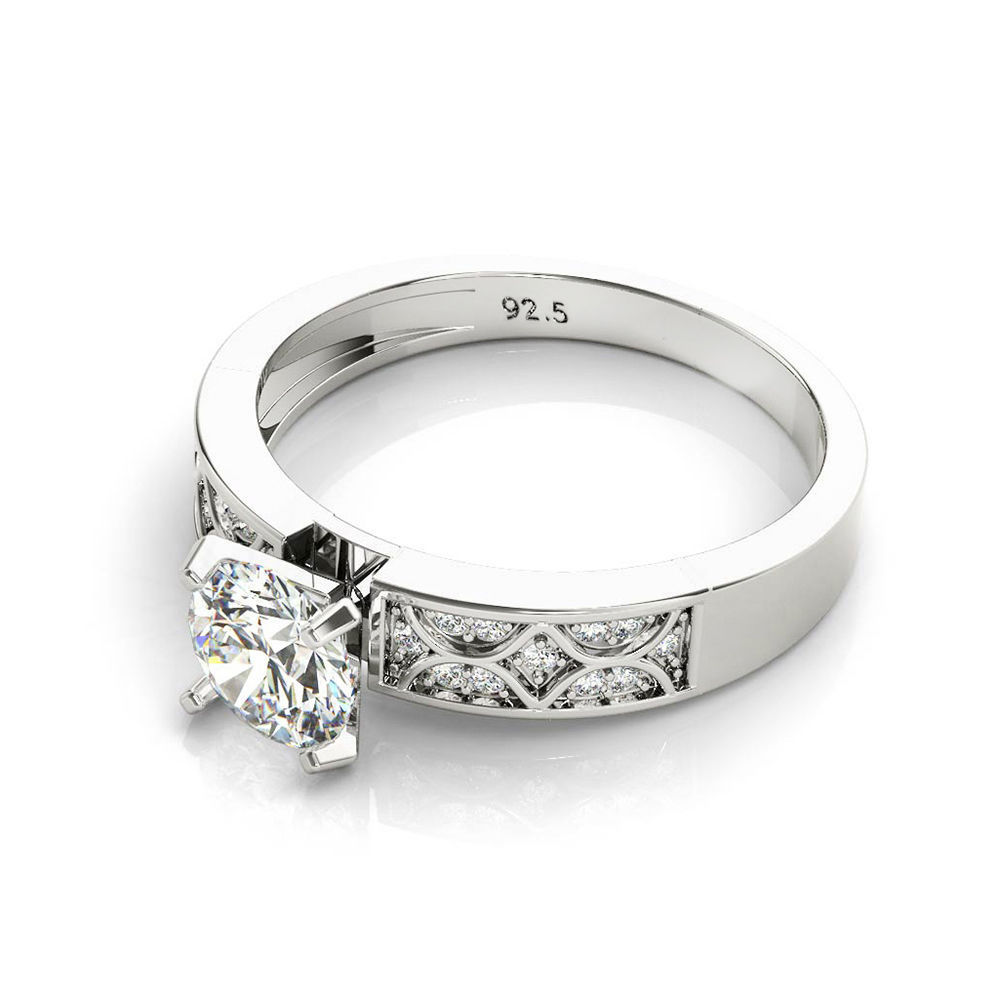 3DM Format Design price created white sapphire engagement ring 3D print model_3
