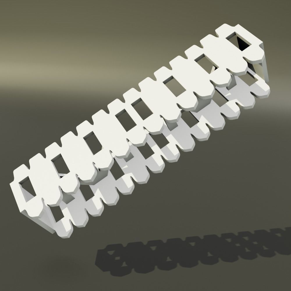 10 Shingles jigs Pack - 140mm lenght - 20 shapes 3D print model_2