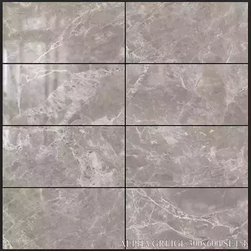 Yurtbay Seramik Alpha Greige 300x600 Set 4 3D model