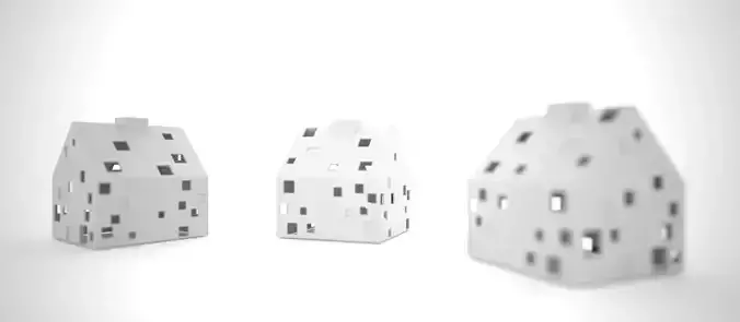 Christmas House architecture 3D print model Christmas House architecture 3D print model