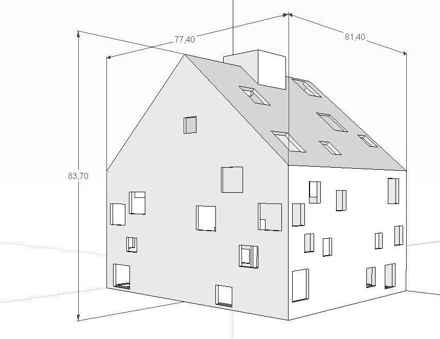 Christmas House architecture 3D print model_7