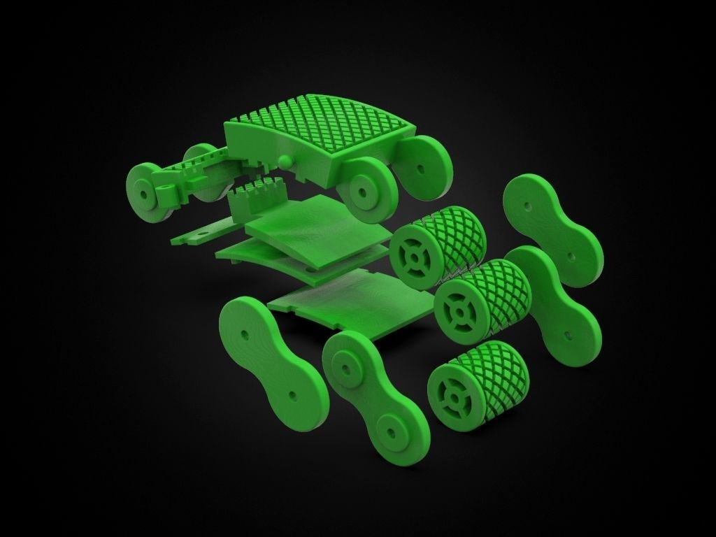 Bracelet for a real biker 6 3D print model_9