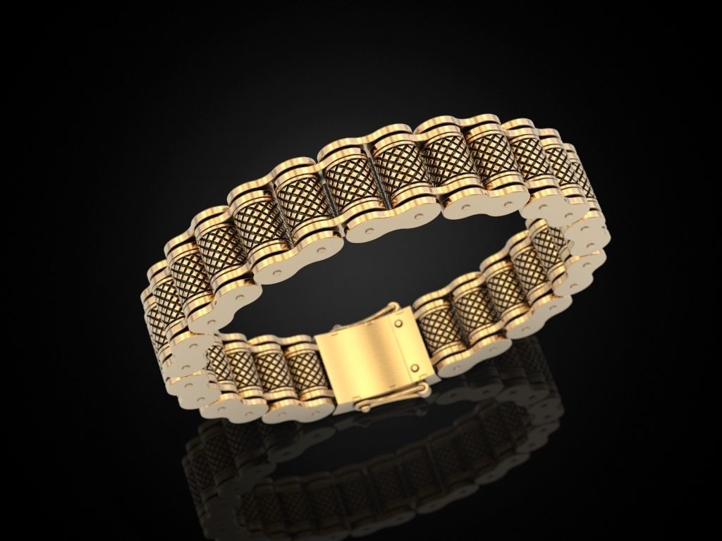 Bracelet for a real biker 6 3D print model_10