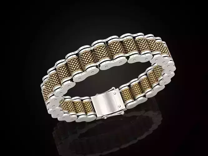 Bracelet for a real biker 6 3D print model