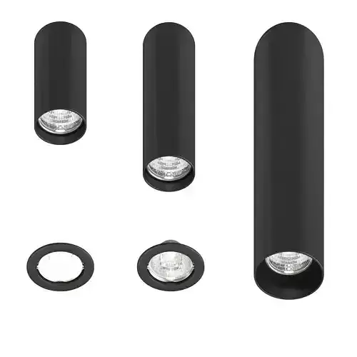 Light Star Rullo Black  3D model