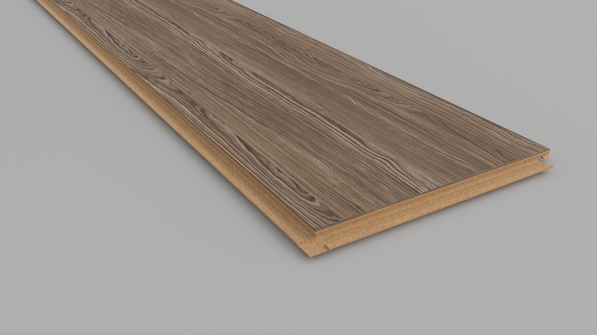 Laminate Wooden Plank Low-poly 3D model_2