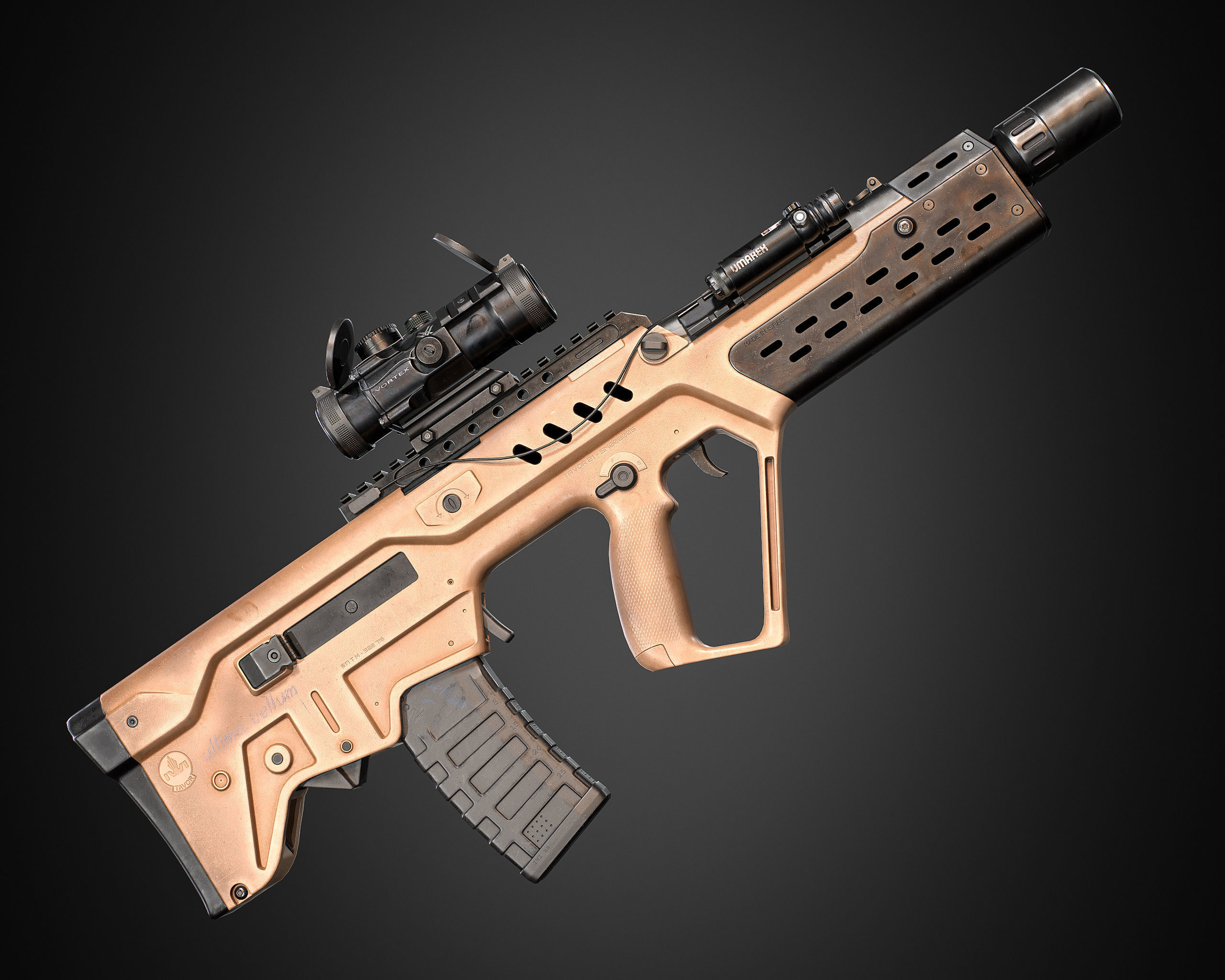 TAR 21 rifle Low-poly 3D model_18