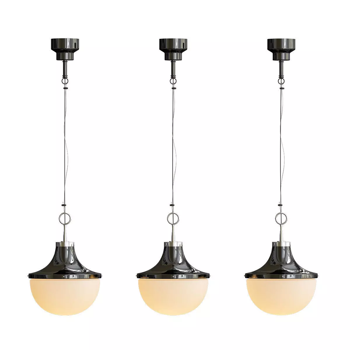 Electric pendant lamp 3D model_0