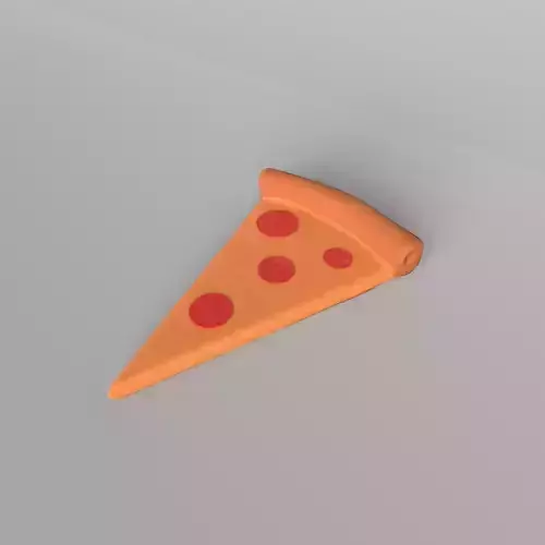Cartoon Pizza v1 001 Free low-poly 3D model