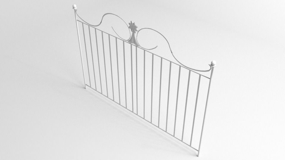 Grill Gate 2 3D model_4