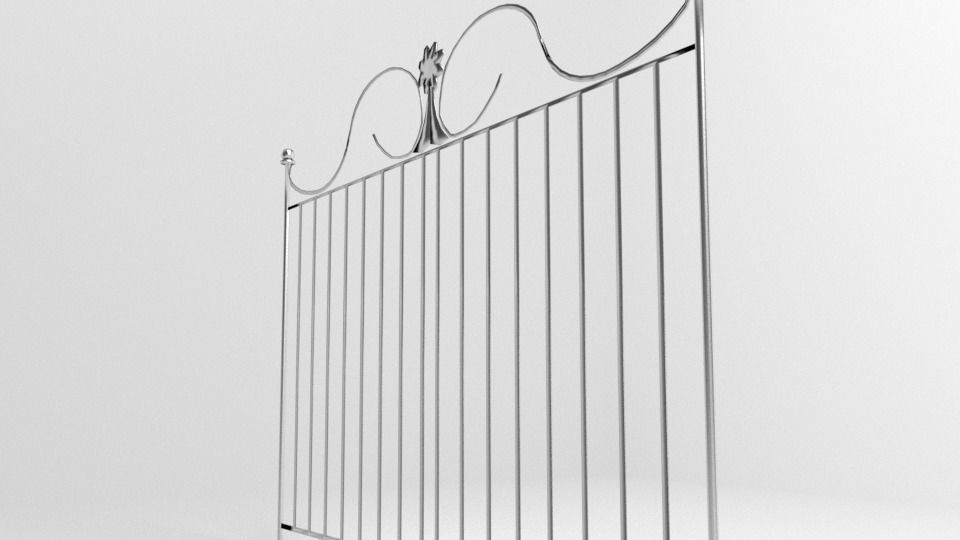 Grill Gate 2 3D model_3