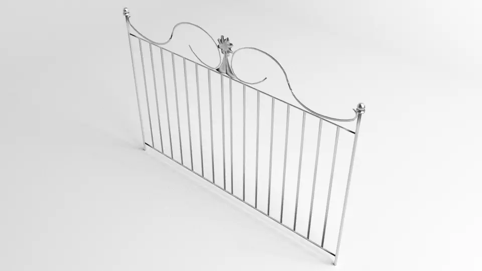 Grill Gate 2 3D model_0