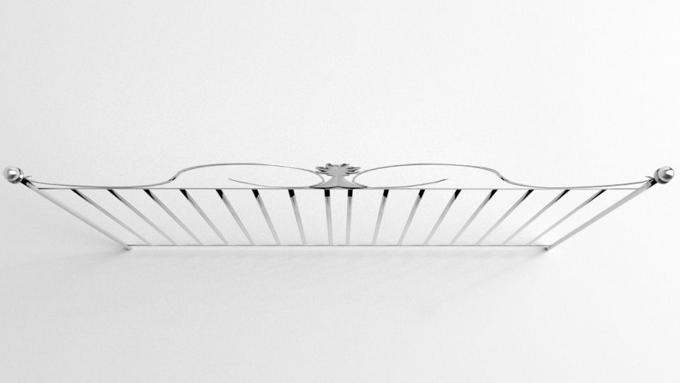 Grill Gate 2 3D model_2