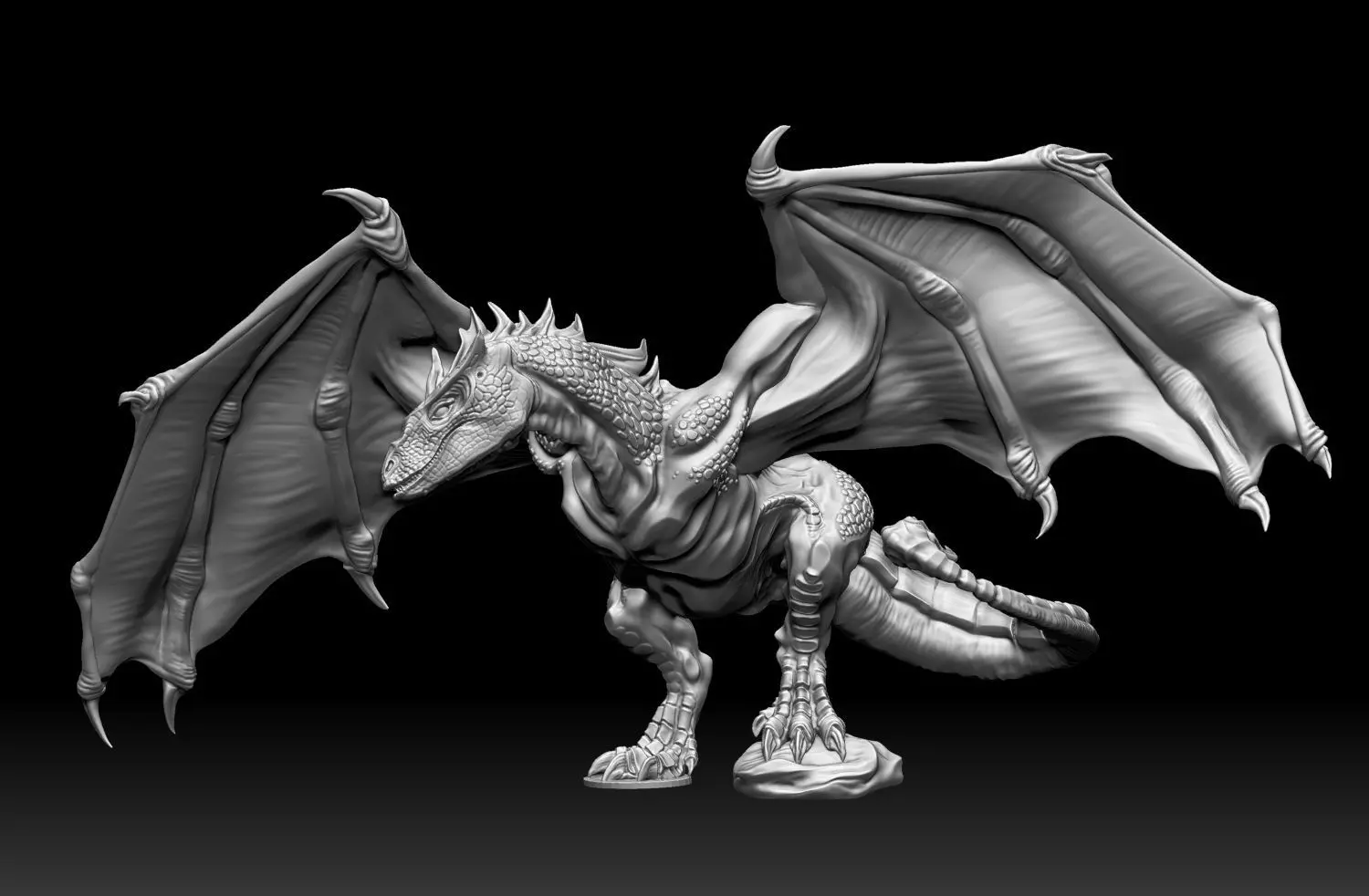 Wyvern Dragon 3D print model