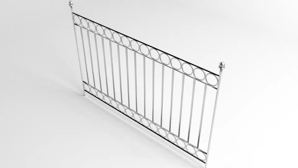 Grill Gate 4 3D model_0