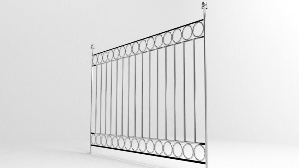Grill Gate 4 3D model_3