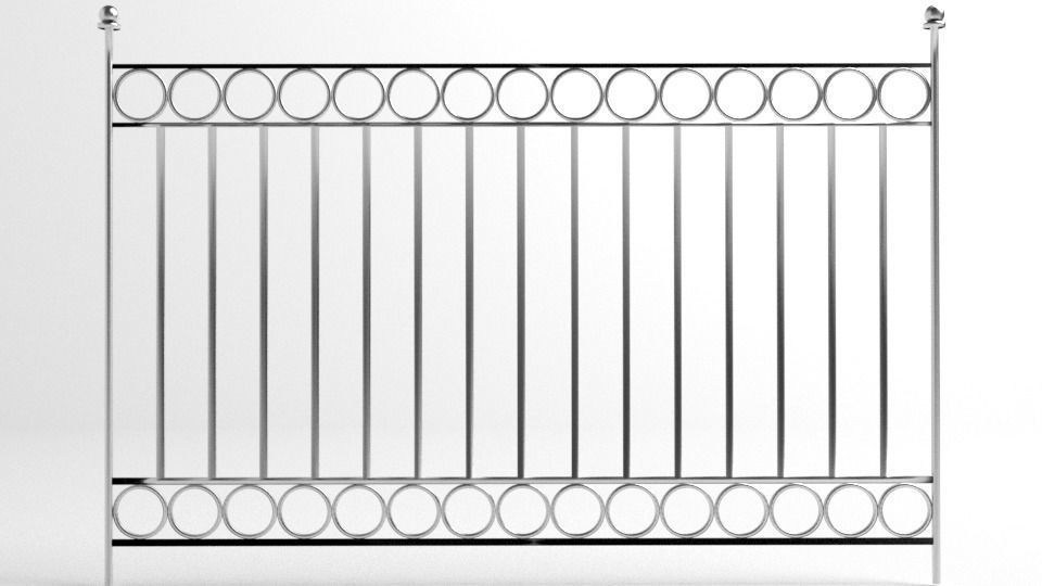 Grill Gate 4 3D model_1