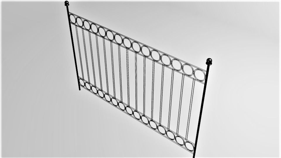 Grill Gate 4 3D model_5