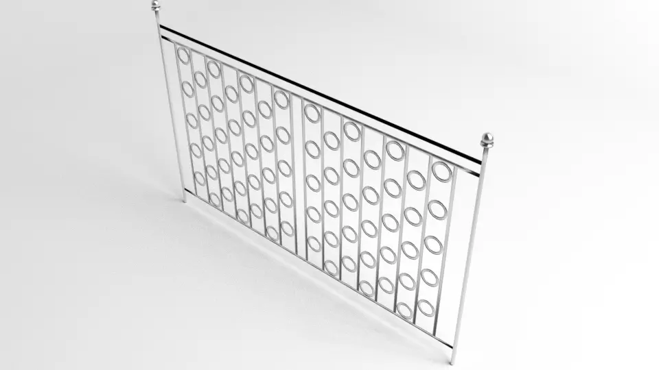 Grill Gate 5 3D model_0