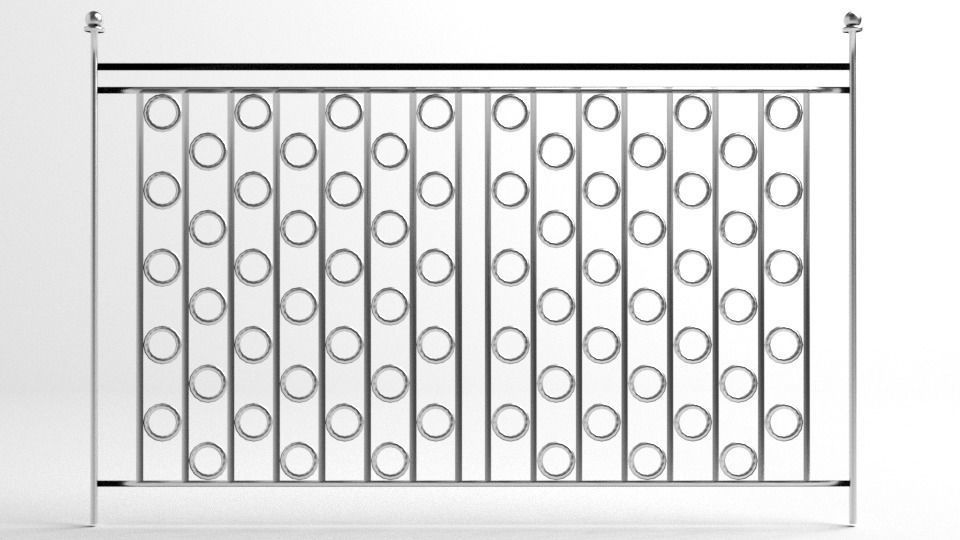 Grill Gate 5 3D model_1