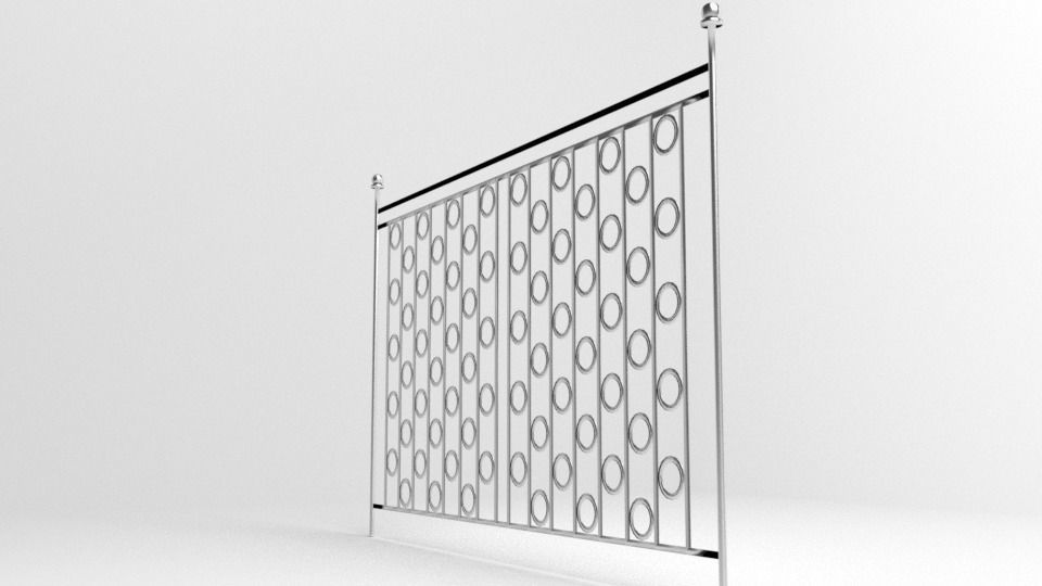 Grill Gate 5 3D model_3