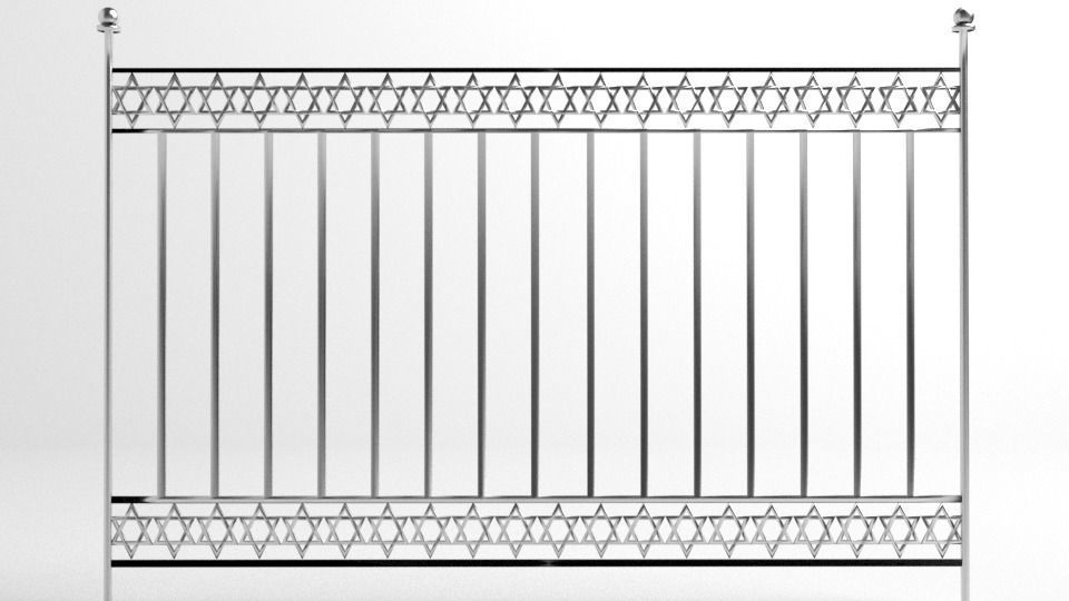 Grill Gate 7 3D model_1