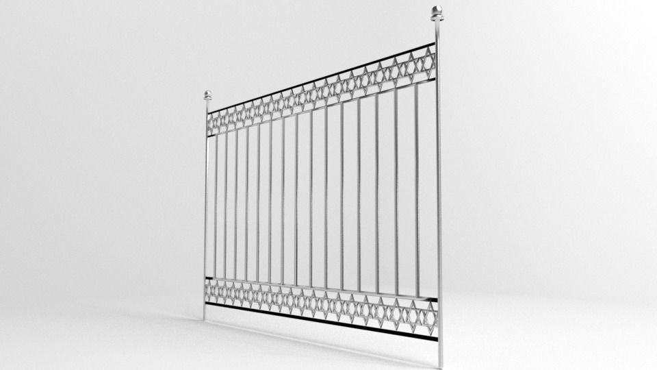 Grill Gate 7 3D model_3