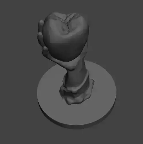 HandWithTooth hand holding cup