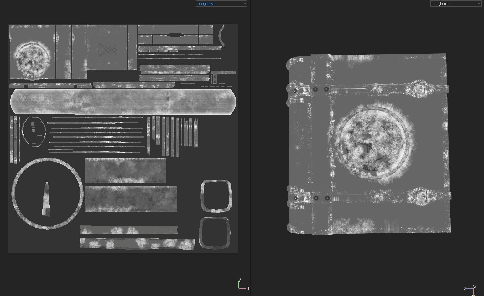 Old Magic Book Low-poly 3D model_10