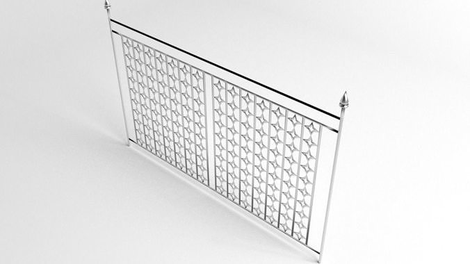 Grill Gate 8 3D model
