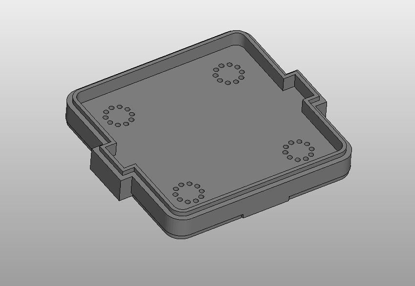Dentbox rectangular box 3D print model_1