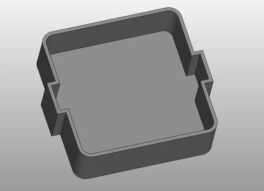 Dentbox rectangular box 3D print model_0