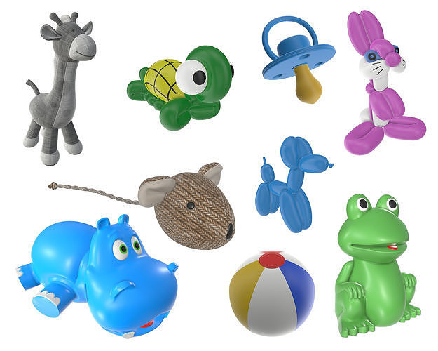 Children toys 03 3D Model Collection