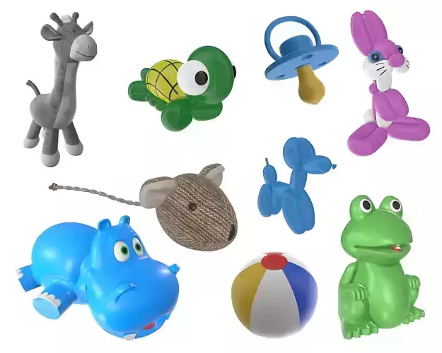 Children toys 03 3D Model Collection